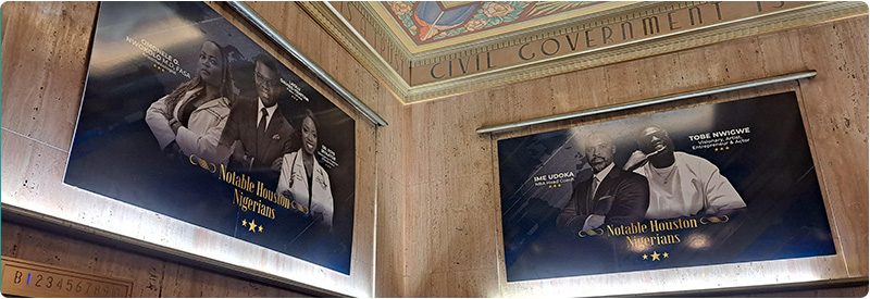 Dr. Foye Ikyaator Honored in Nigerian Exhibit at Houston City Hall